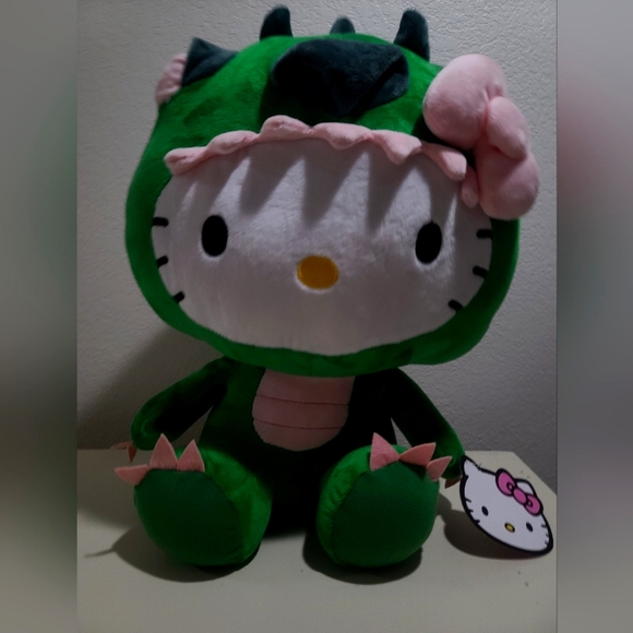 Hello Kitty Dinosaur Plush - Picture 1 of 8